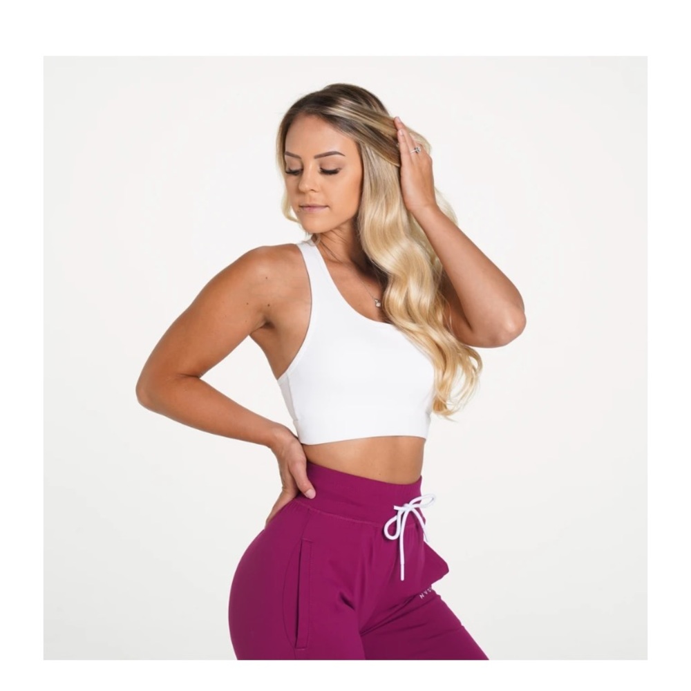 White Trio Bra White